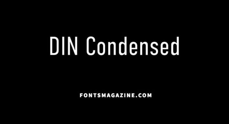 Download Font Din Condensed